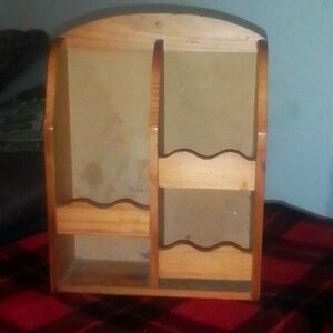 Wooden Spice Rack Organizer